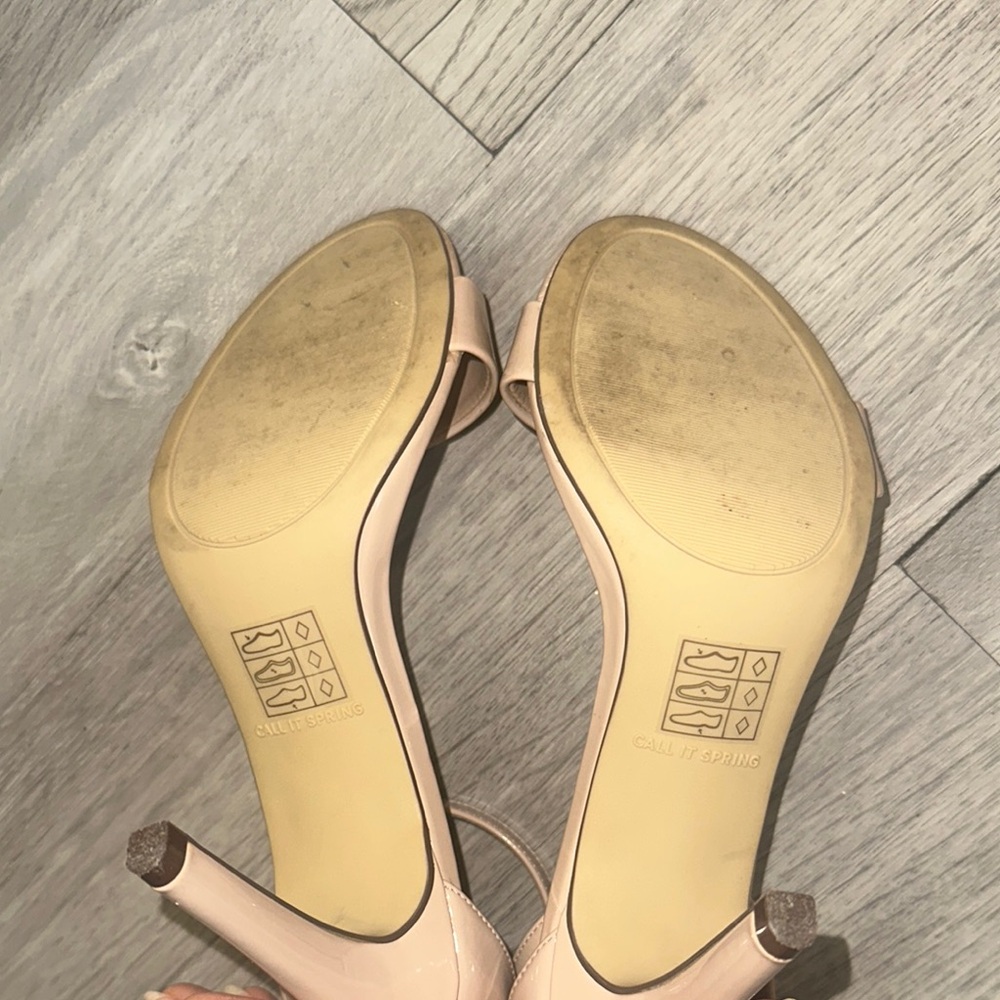 Call It Spring Cream High Heel Sandals - Picture 4 of 5